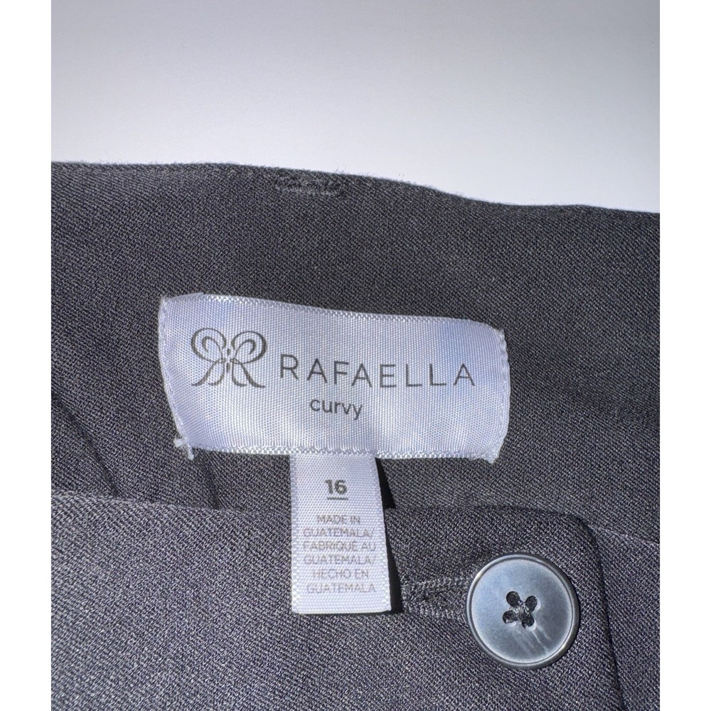 Rafaella Womens Curvy Fit Gabardine Bootcut Dress Pants Size 16; 29in Inseam; - Picture 2 of 6